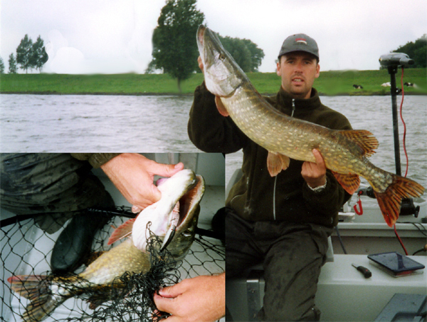 Michel with metersnoek taken on 2" Wally Diver
